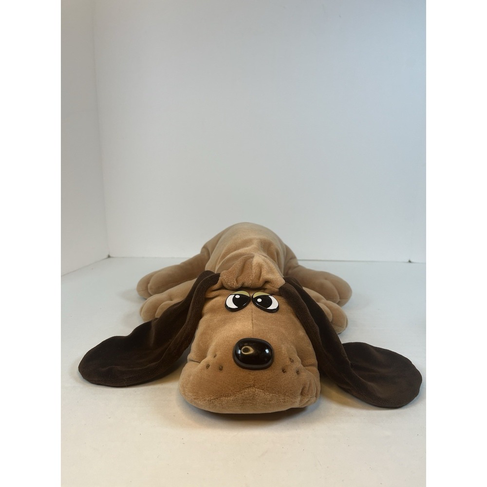 Vintage Pound Puppy Plush Brown & Black 1985 Large 18" Tonka
